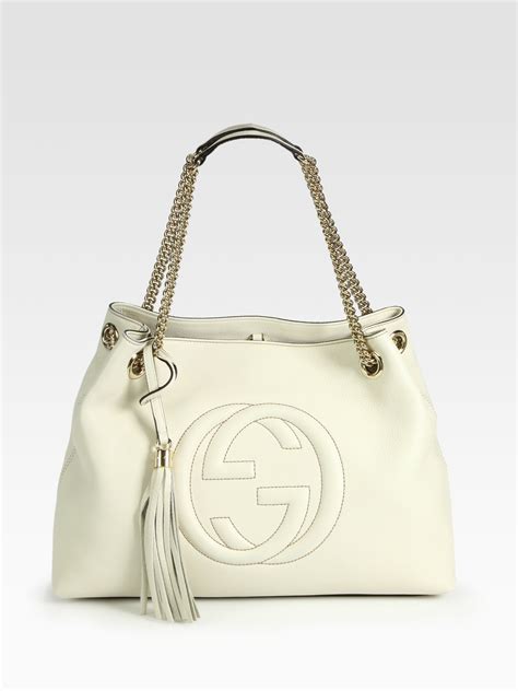 white gucci bag|gucci shoulder bag price.